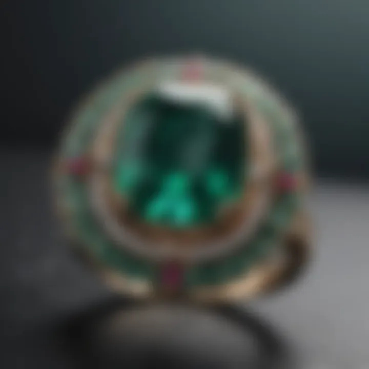 Sparkling Emerald Ring