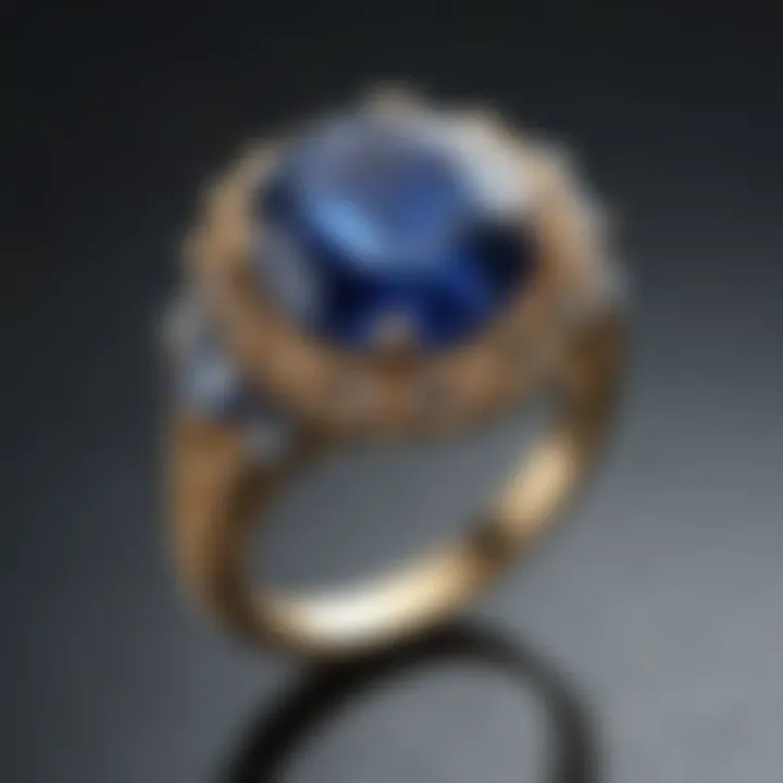 Gleaming Sapphire Ring