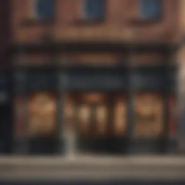 Vintage pawn shop exterior showcasing unique items
