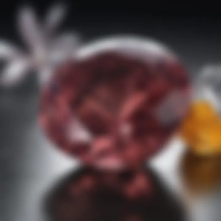 An artistic depiction of the cultural significance of the April birthstone