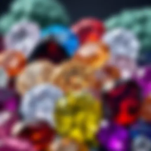 The Alluring Array of Monthly Birthstones A stunning arrangement of birthstones for each month