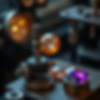 Maintenance tools and equipment for cabochon machines