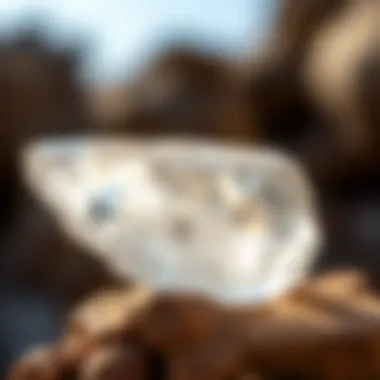 Cultural Significance of Clear Quartz An artistic representation illustrating the historical significance of clear crystal quartz across cultures.