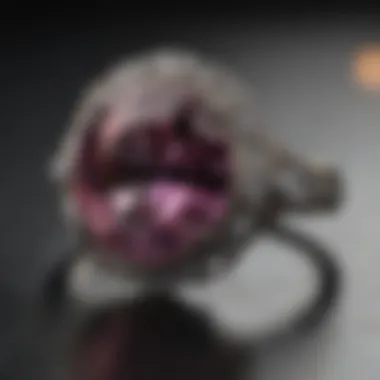 Crafted with Precision Artistic design of an engagement ring