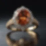 Exquisite diamond engagement ring
