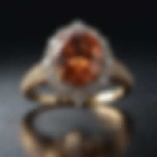 Exquisite diamond engagement ring