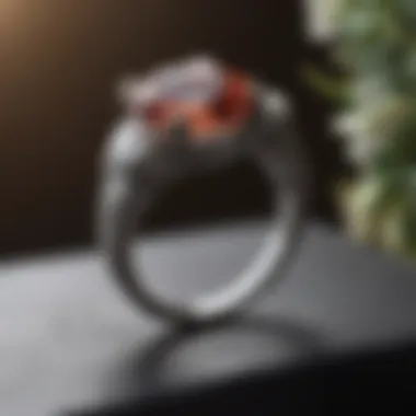 Innovative Elegance Unique setting of an engagement ring