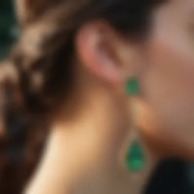 Opulent Emerald Earrings Opulent Emerald Earrings