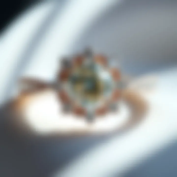 An elegant showcase of various D color diamond engagement ring styles