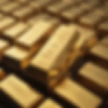 Glittering Gold Bars