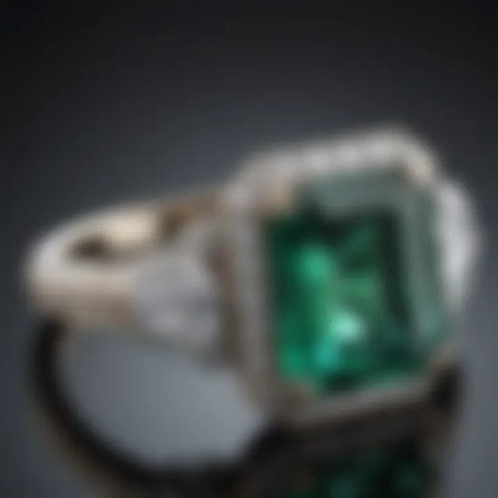 Elegant Emerald-Cut Diamond Ring