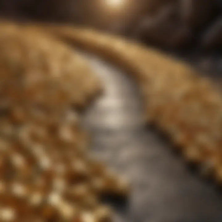 Lustrous Path of Gold