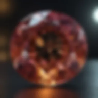 Creative display of gemstones using ambient lighting