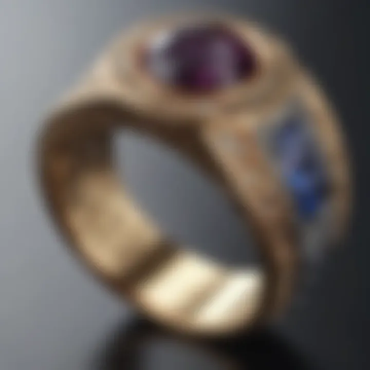 Cultural representation through engraved graduation rings