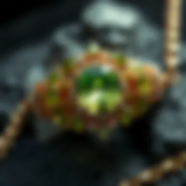 Ancient Artifacts Embellished with Peridot Ancient artifacts embellished with peridot