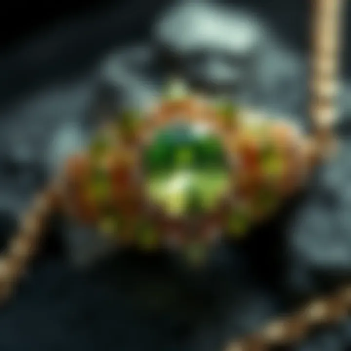 Ancient Artifacts Embellished with Peridot Ancient artifacts embellished with peridot