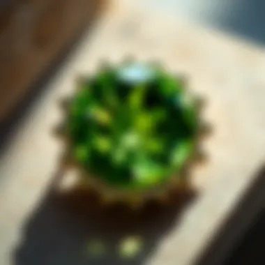 Vivid Green Peridot Gemstone Vivid green peridot gemstone