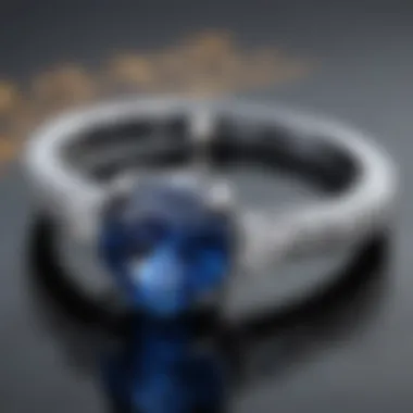 Elegant Sapphire Engagement Ring