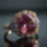 Exquisite gemstone ring with vibrant hues