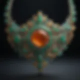 Elegant jade jewelry piece showcasing intricate craftsmanship