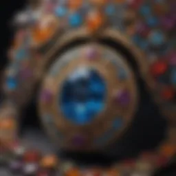 A stunning collection of Kara Ross jewelry showcasing intricate gemstone designs.