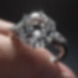 Elegant prong setting showcasing a one-carat round diamond