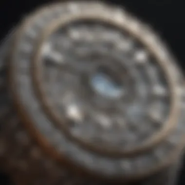 Pave Setting for One Carat Round Diamonds Glamorous pave setting adorned with one-carat round diamonds