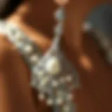 Intricate Silver and Pearl Jewelry Design Intricate silver jewelry design featuring pearls