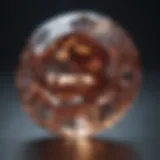 Close-up of a diamond showcasing its brilliance and clarity.