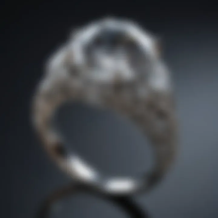 A stunning diamond engagement ring highlighting its value and significance.