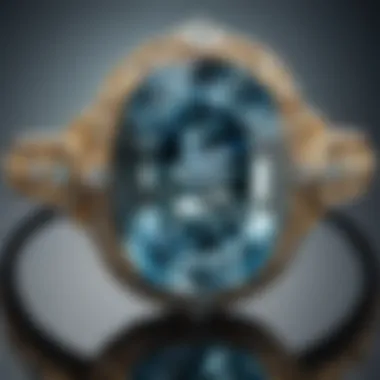 Cultural Significance of Aquamarine Artistic representation of aquamarine's cultural significance throughout history