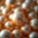 A close-up view of lustrous brown pearls showcasing their unique hues.