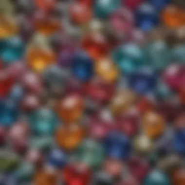 Polished Oregon Gemstones An array of polished Oregon gemstones, displaying their vibrant hues and natural textures.