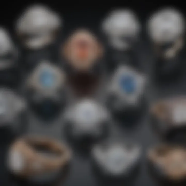 Elegant display of various Rogers and Holland engagement ring designs