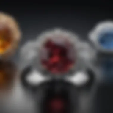 Quality Gemstones in Rogers and Holland Engagement Rings Showcasing the gemstone quality and clarity in a Rogers and Holland ring