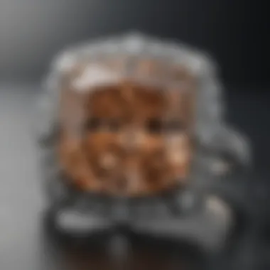Elegant Six Carat Diamond Ring Elegant six carat diamond ring showcasing intricate design