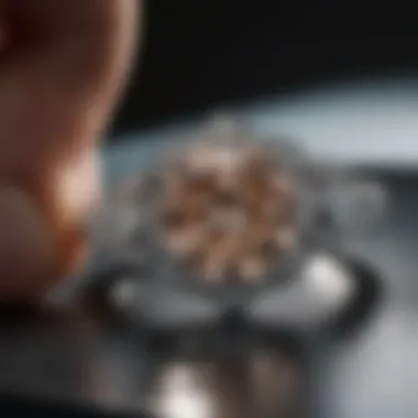 Masterful Craftsmanship Behind Tiffany Rings Artisan at work, meticulously crafting a Tiffany diamond ring