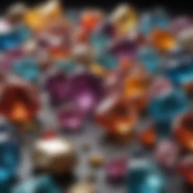 Rough Gemstones: The Beginning of Art A collection of rough gemstones waiting to be transformed into art