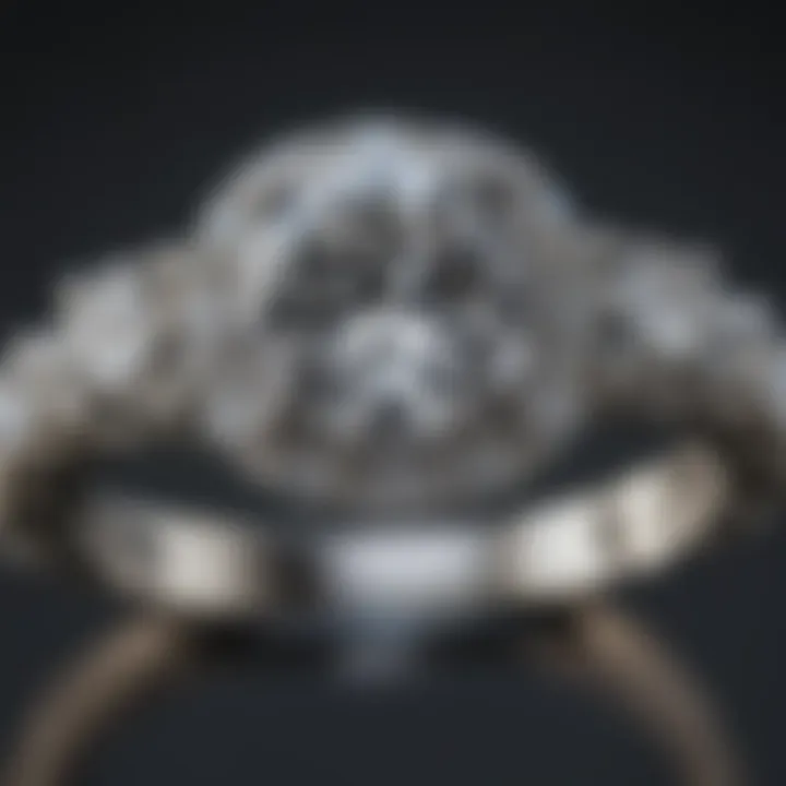 Exquisite diamond engagement ring symbolizing commitment and success