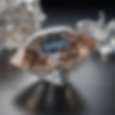 Topaz: A Brilliant Alternative to Traditional Diamonds A sparkling white topaz that mimics the brilliance of diamonds, set against a soft fabric.