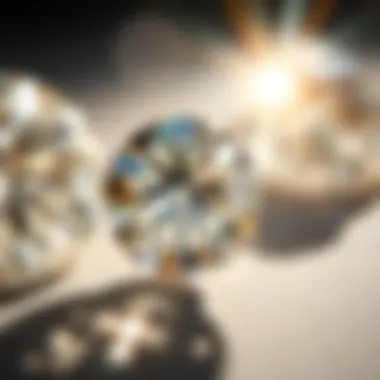 The Brilliance of Ethical Diamonds Close-up of a diamond reflecting light