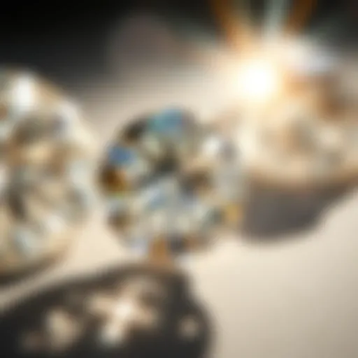 The Brilliance of Ethical Diamonds Close-up of a diamond reflecting light