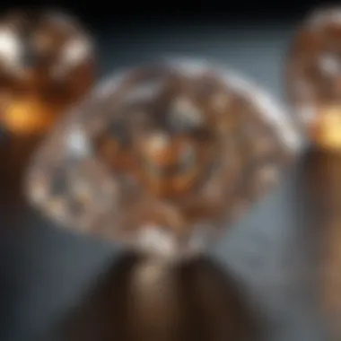 Historical Significance of Diamonds An artistic representation of the historical significance of diamonds