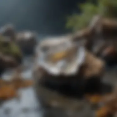 Oyster habitat showcasing natural environment