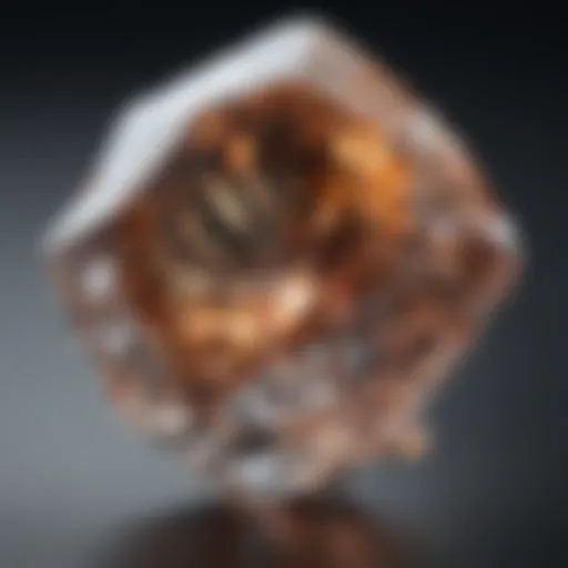 Close-up view of a Sarine diamond showcasing its brilliant facets
