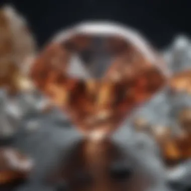 Geological Formation of Sarine Diamonds An illustration of the geological formation of diamonds including Sarine diamonds