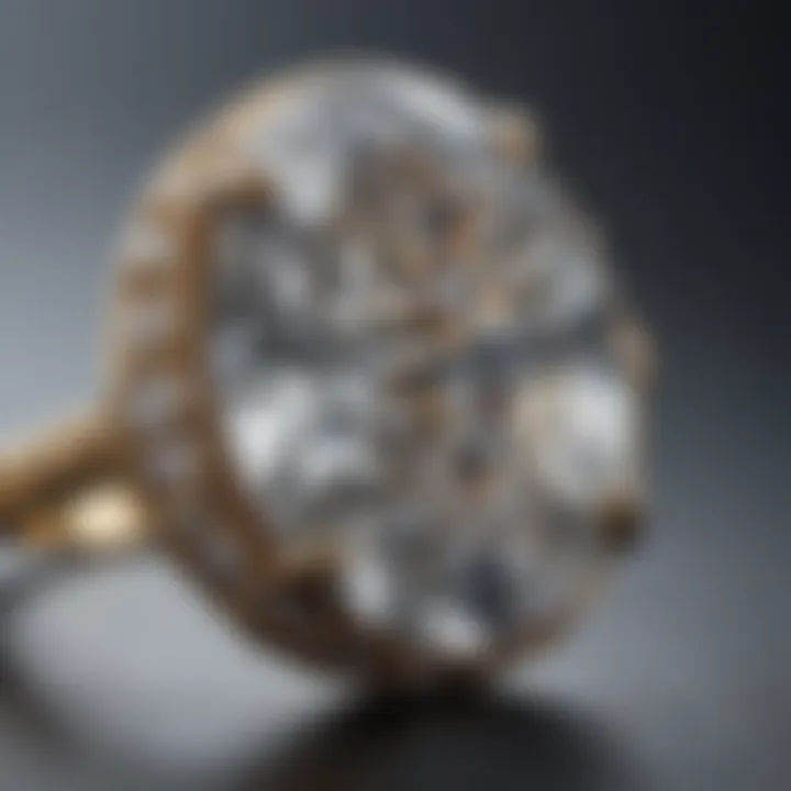 An elegant piece of jewelry featuring an oval lab diamond in a stunning setting