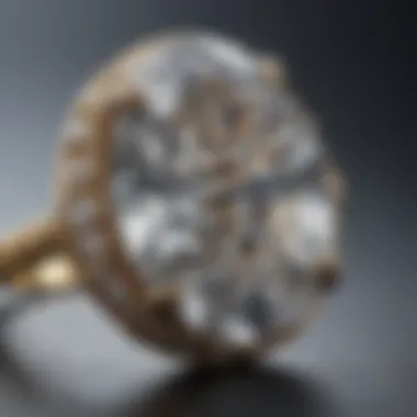 Jewelry Design with Oval Lab Diamond An elegant piece of jewelry featuring an oval lab diamond in a stunning setting