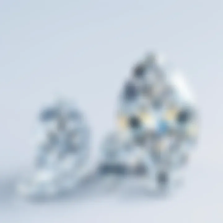 Diamond Shape Comparison Comparison of various diamond shapes including the pear cut