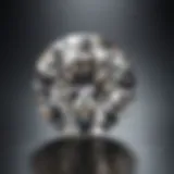 Brilliant cut moissanite showcasing exceptional fire and brilliance